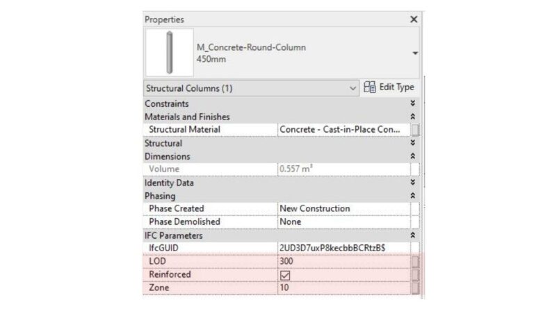 3-column-parameters-to-REvit-IFC-export